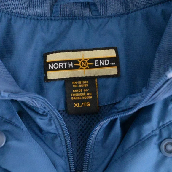 North End Blue Windbreaker  Pullover ~XLarge - Picture 6 of 12